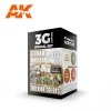 AK Interactive AK11688 3G GERMAN WWII TANK INTERIOR COLORS 4x17 ml